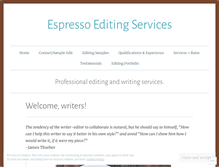 Tablet Screenshot of espressoeditor.com